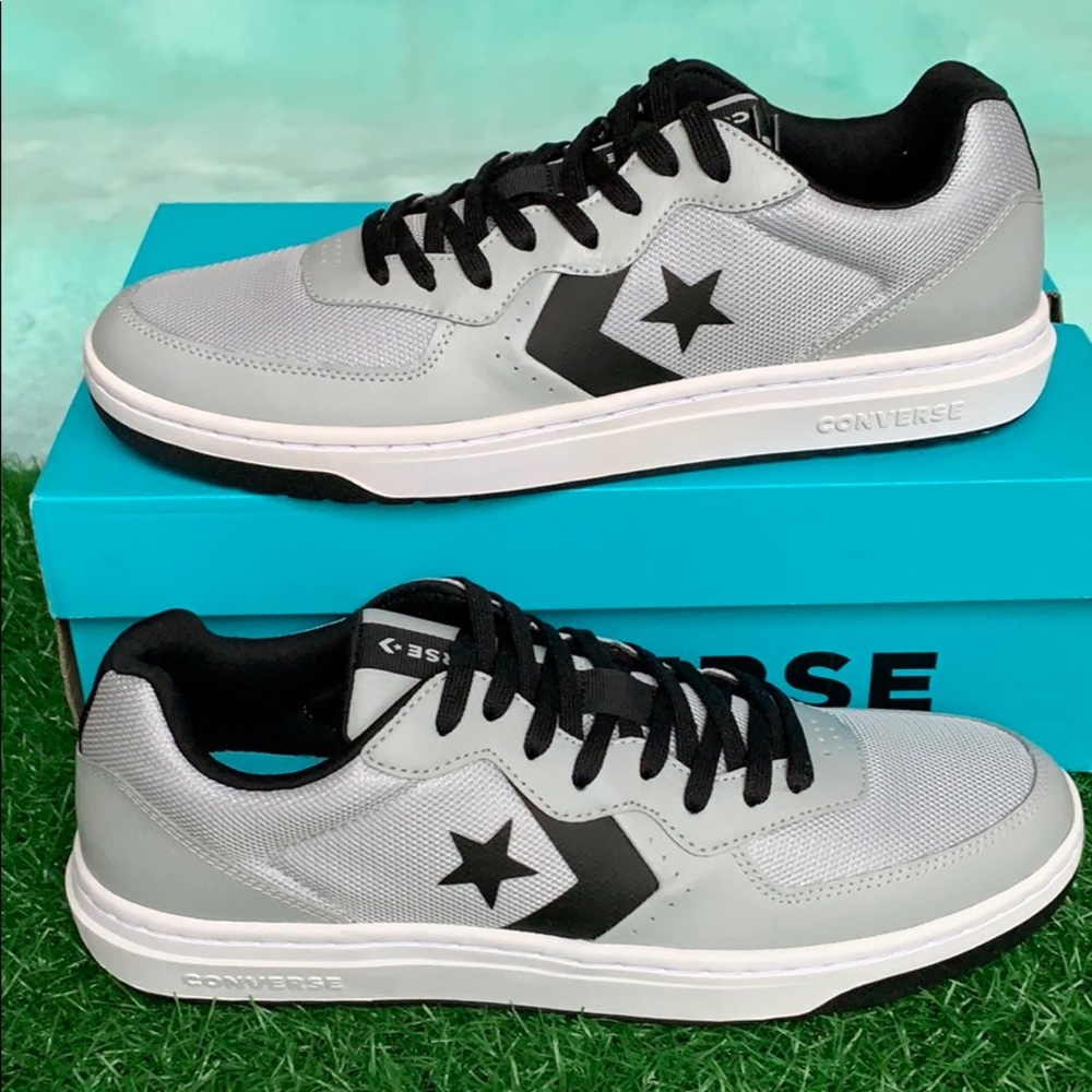CONVERSE RIVAL OX WOLF GREY/BLACK/WHITE MEN’S - Picture 6 of 16